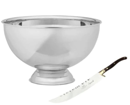 Champagnebowle og Sabatier Champagnesabel - Billede 2
