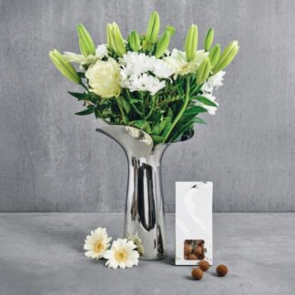 Georg Jensen Bloom Vase og lakridskugler