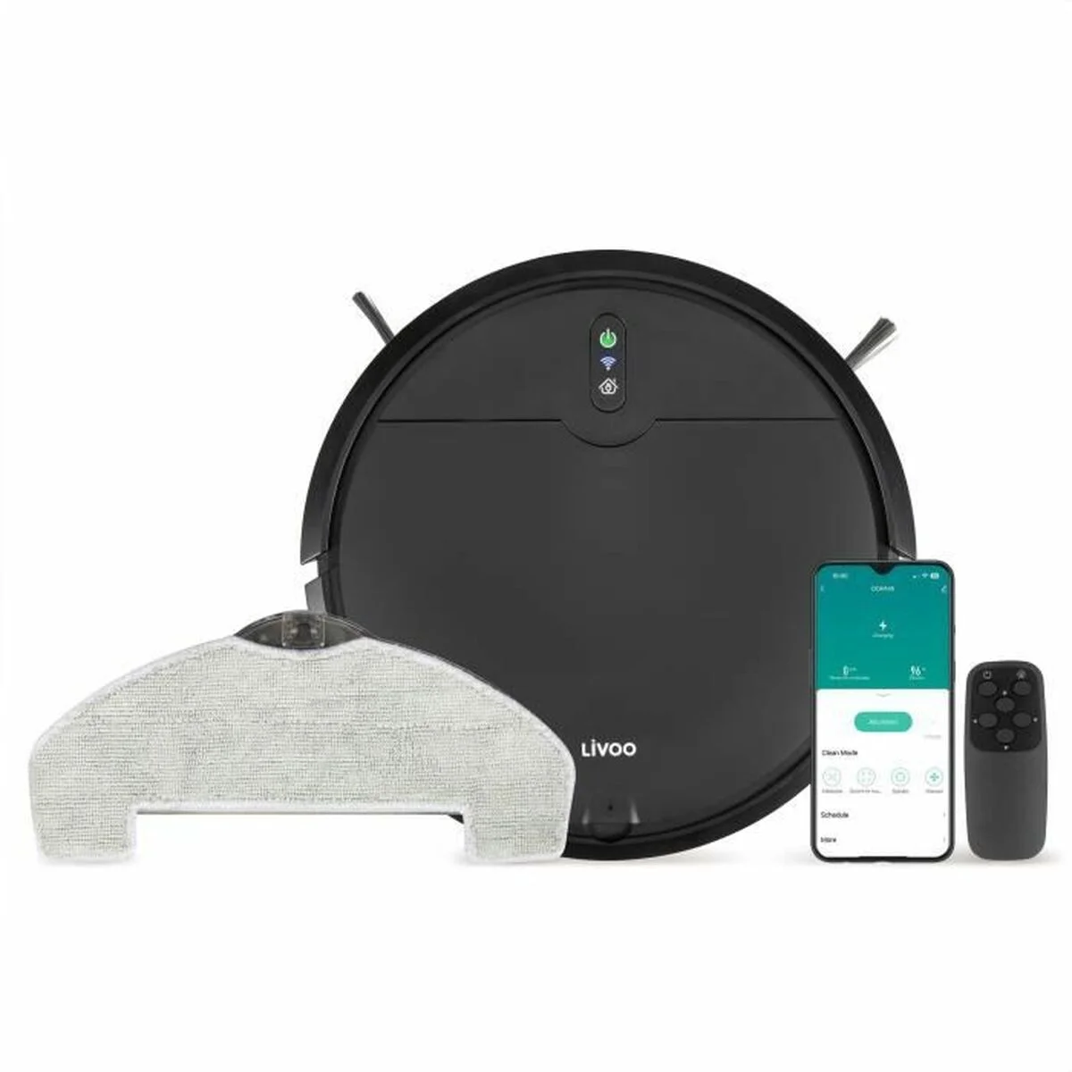 Livoo robotstøvsuger med moppe & App - Billede 3